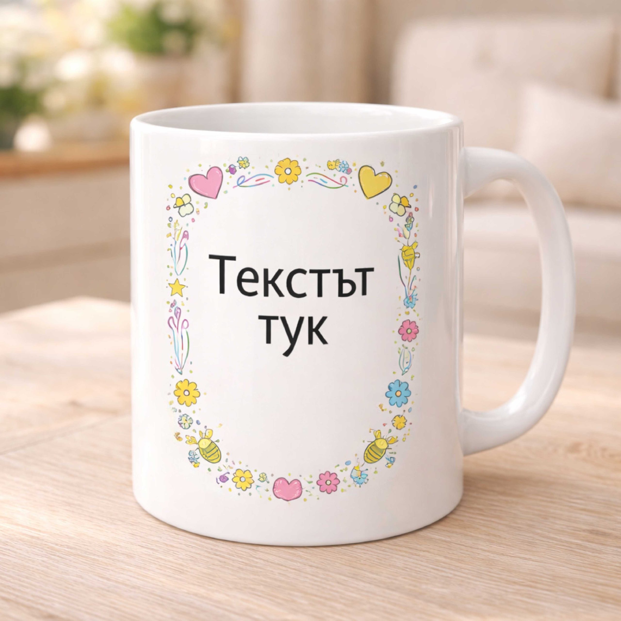 Персонализирана чаша с bаш текст и снимка - Image 2